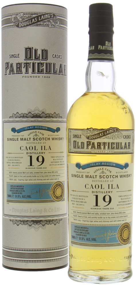 Caol Ila - 19 Years Old Douglas Laing Old Particular cask DL10971 51.5% 1996 In Original Container