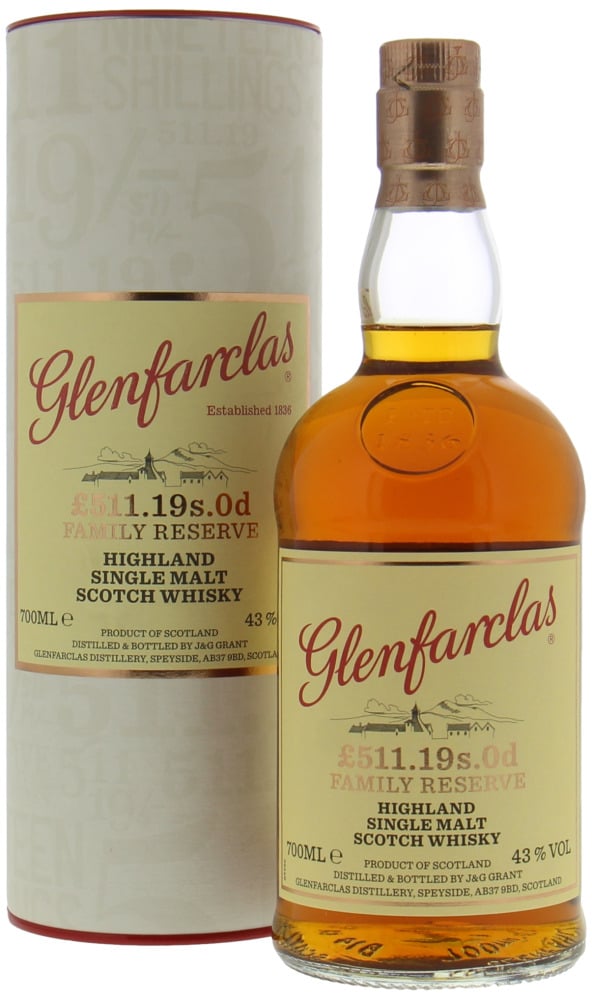 Glenfarclas - £511.19s.0d 43% NV