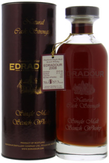 Edradour - 12 Years Old Ibisco Decanter Natural Cask Strength Cask 140 57.7% 2008