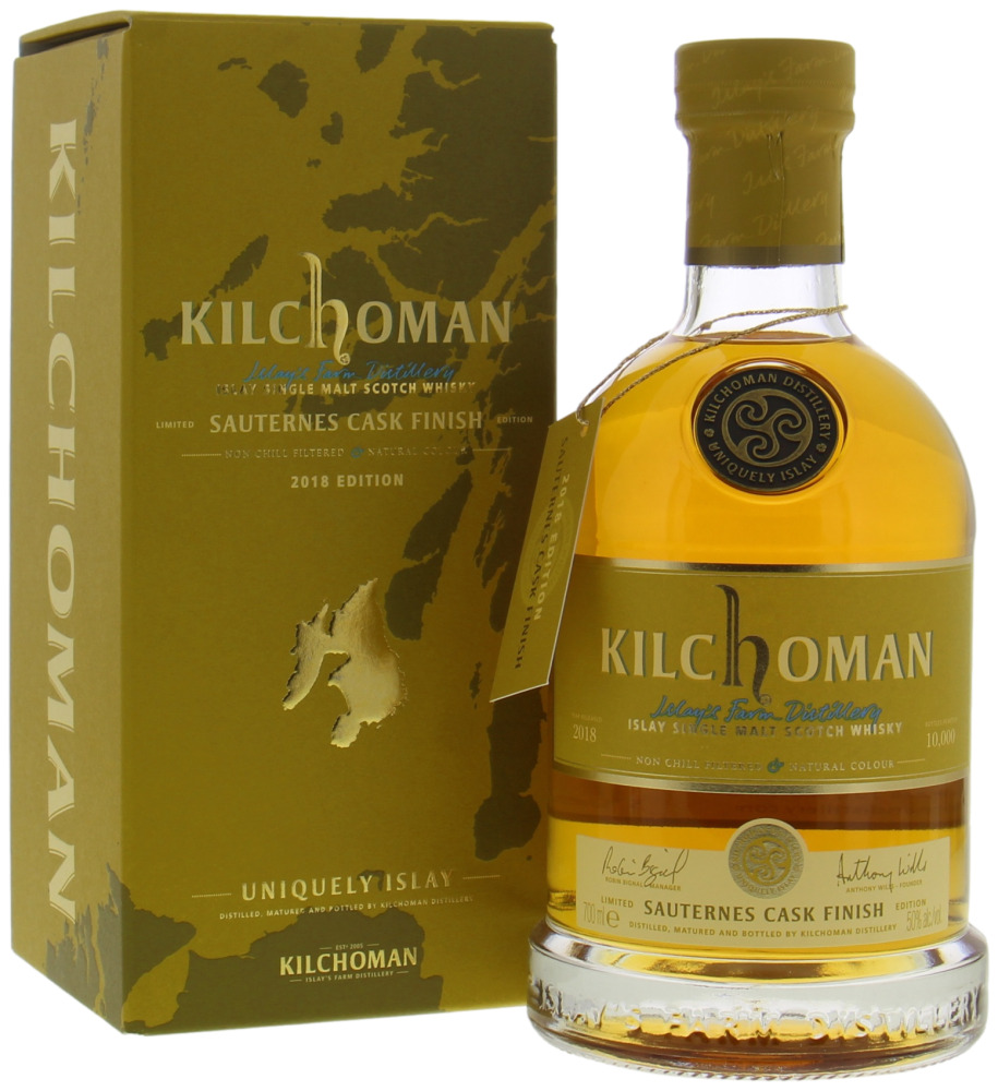 Kilchoman - 5 Years Old 2018 Edition 50% 2012 In Original Box
