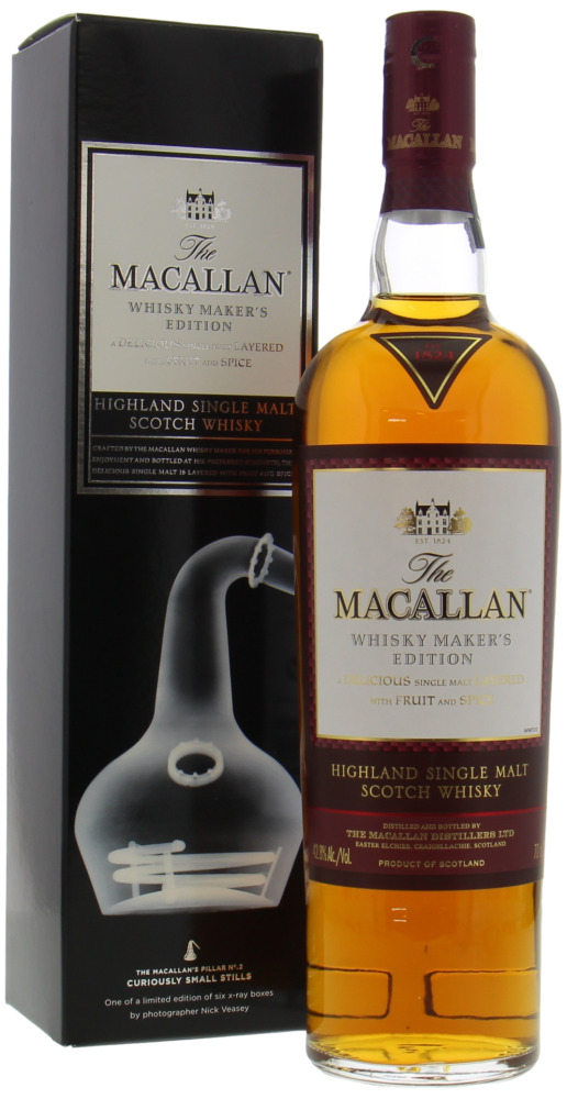 Macallan - Whisky Maker's Edition Curiously Small Stills 42.8% NV In Original Box