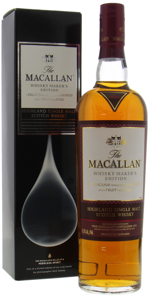 Macallan - Whisky Maker's Edition Peerless Spirit 42.8% NV In Original Box