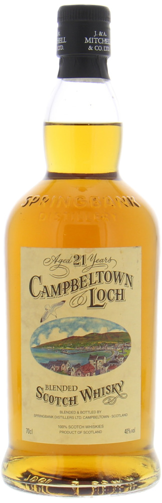 Springbank - Campbeltown Loch 21 Years Old Vintage Label 40% NV Perfect