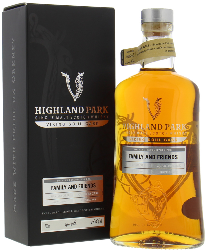 Highland Park - 13.5 Years Old Cask 700067 Bottled for FAMILY AND FRIENDS 55.5% 2006 In Original Box