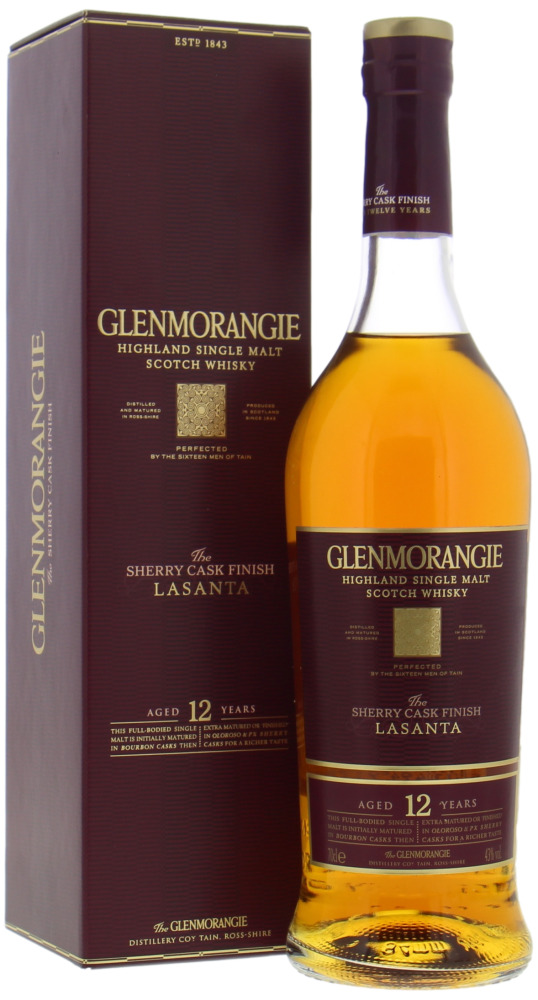 Glenmorangie - Lasanta 46% NV In Orginal Box