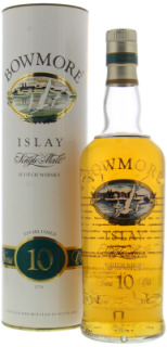 Bowmore - 10 Years Old Glass print label 40% NV