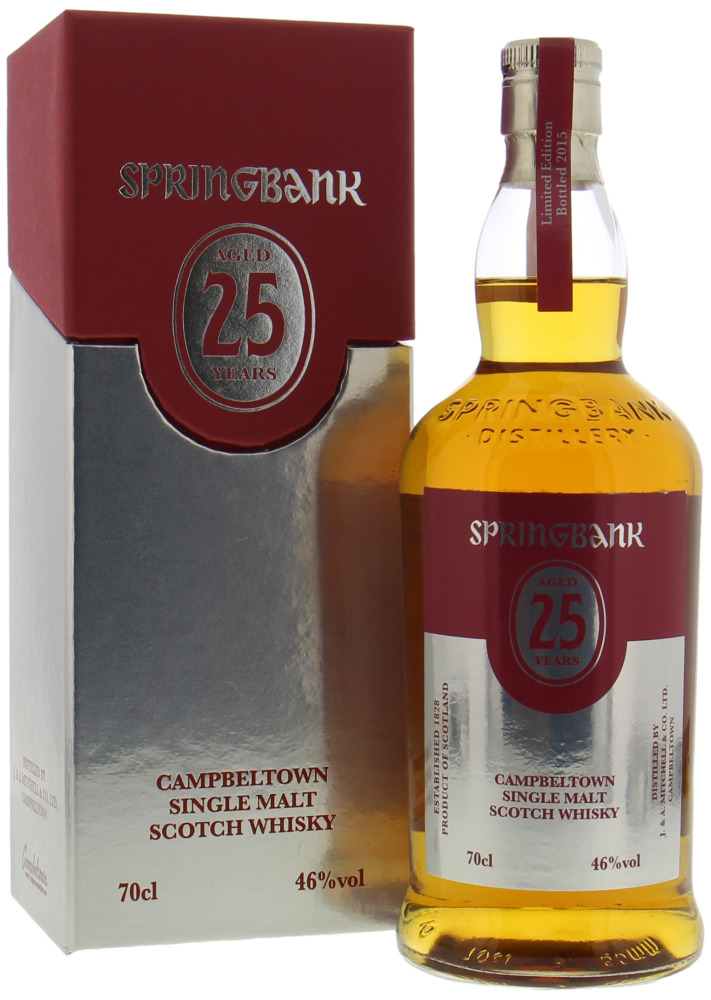 Springbank - 25 Years Old 2015 Edition 46% NV