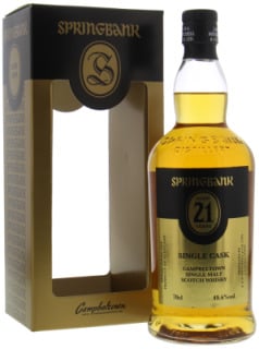 Springbank - 21 Years Old Single Cask Bottled for UK customers 49.6% NV