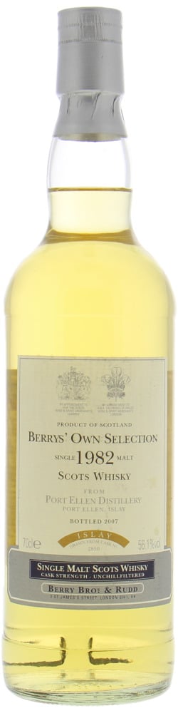 Port Ellen - 1982 Berrys' Own Selection Cask 2850 56.1% 1982
