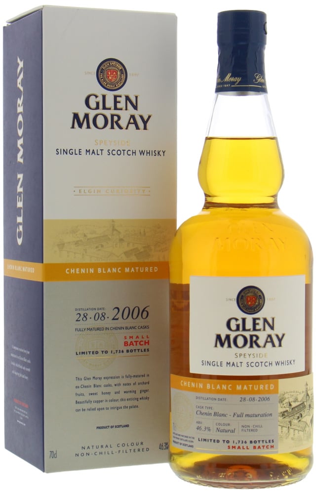 Glen Moray - Curiosity Rhum Agricole Cask Finish 46.3% 2006 In Original Box