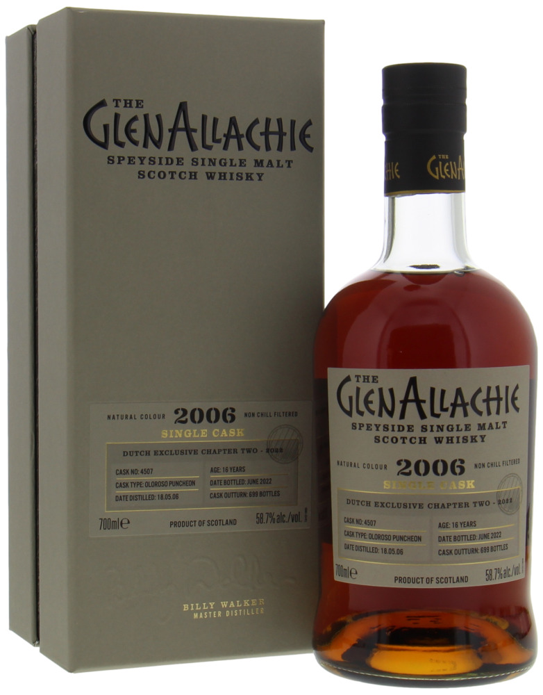 Glenallachie - 16 Years Old Dutch Exclusive Chapter 2 Cask 4507 58.7% 2006