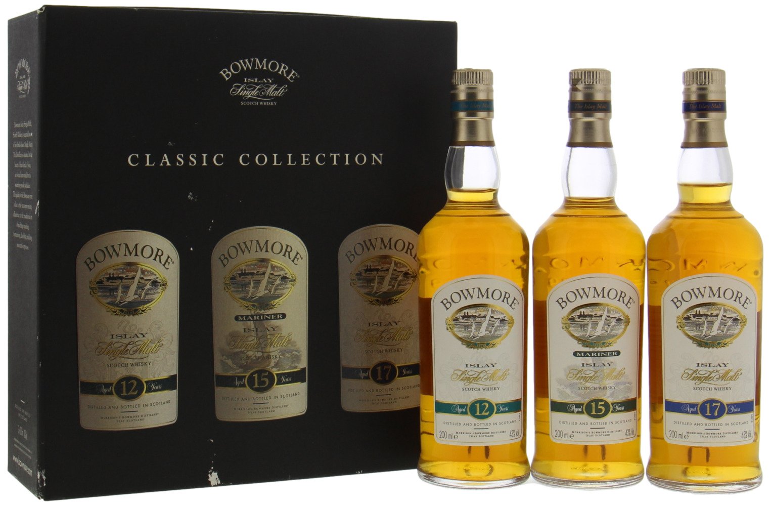 Bowmore - Set Containing Legend,12, 15, 17 NV In Original Container 10093