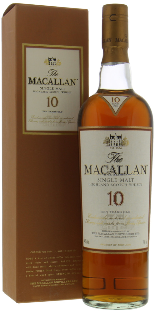 Macallan - 10 Years Old Sherry Oak 2004 40% NV