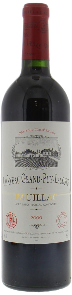 Chateau Grand Puy Lacoste - Chateau Grand Puy Lacoste 2000 From Original Wooden Case