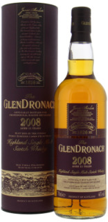 Glendronach - 2008 Bottled for Professional Danish Retailers 46% 2008