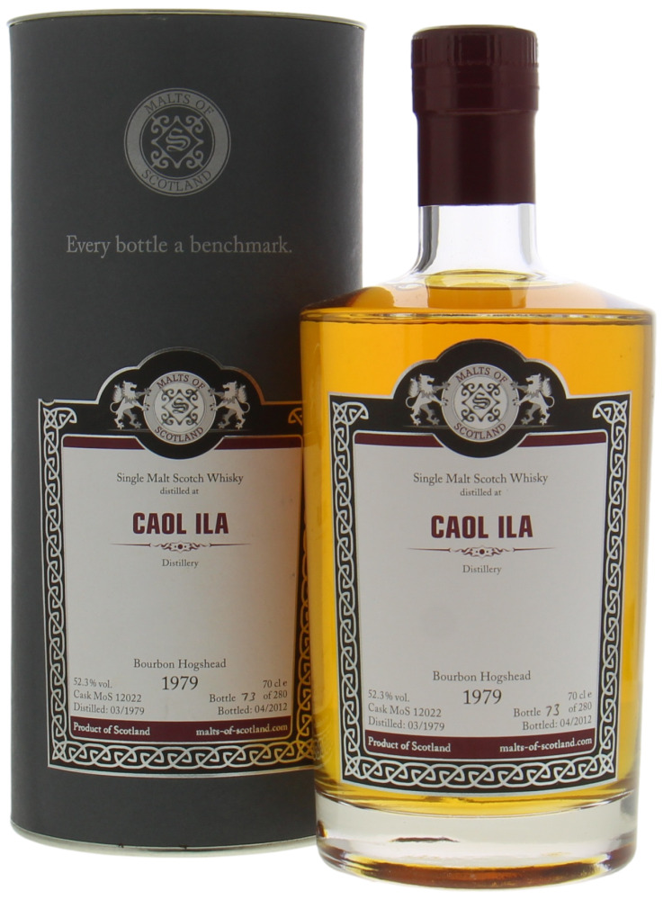 Caol Ila - 33 Years Old Malts of Scotland Cask MoS 12022 52.3% 1979 In Original Container
