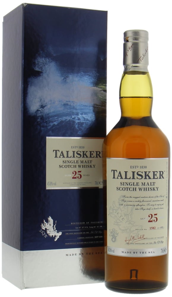 Talisker - 25 Years Old 2013 Release 45.8% NV In Original Box