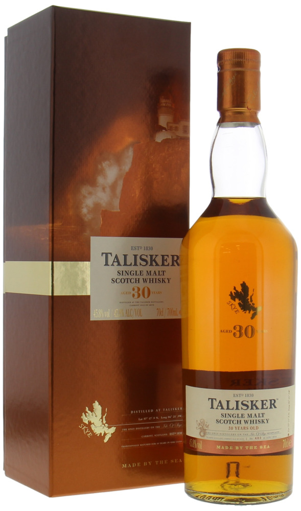 Talisker - 30 Years Old 2014 Version 45.8% NV In Original Box