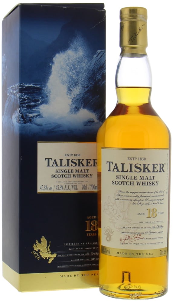 Talisker - 18 Years Old 2014 45.8% NV In Original Container