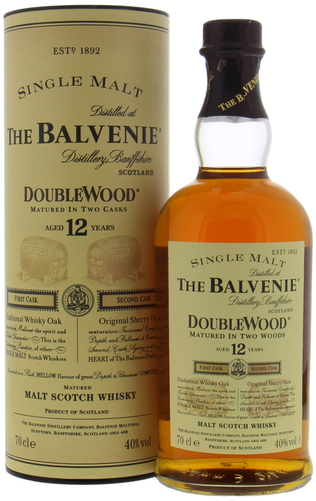 Balvenie - 12 Years DoubleWood Old Label 2005 version 40% NV In Original Container 10093