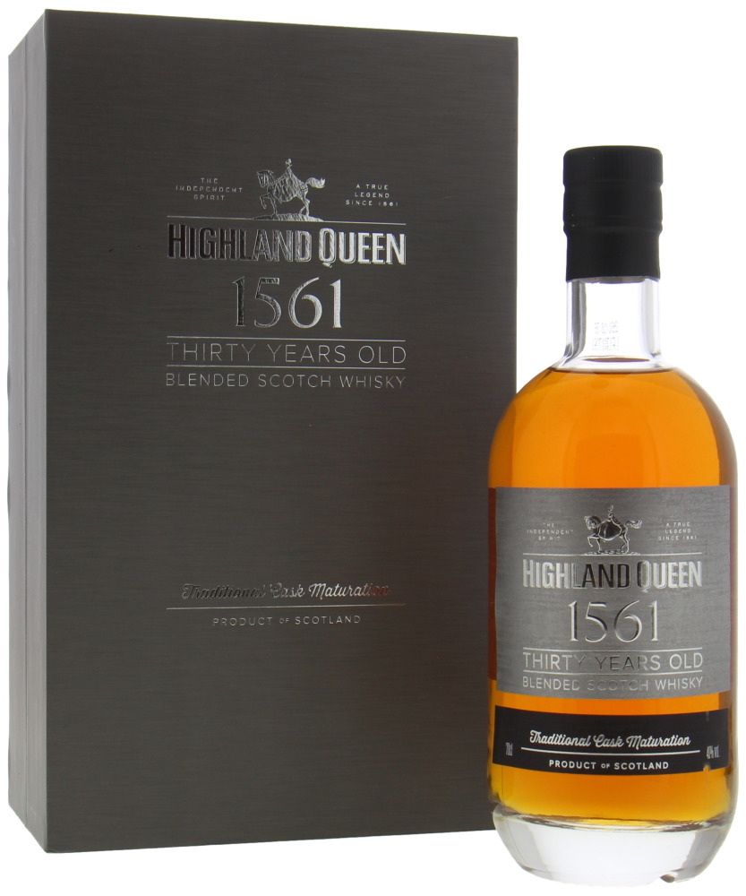 Highland Queen Scotch Whisky - 30 Years Old 1561 Blended Scotch Whisky 120th anniversary 40% NV