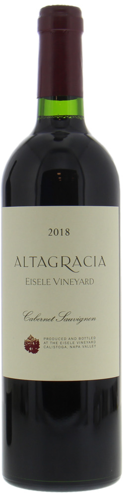 Eisele Vineyards Estate - Altagracia Cabernet Sauvignon 2018 Perfect