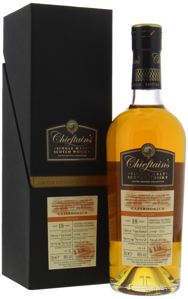 Caperdonich - 18 Years Old Chieftain's Cask 95054 & 95057 48% 1995