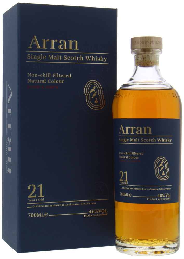Arran - 21 Years Old 2022 46% NV In Original Box