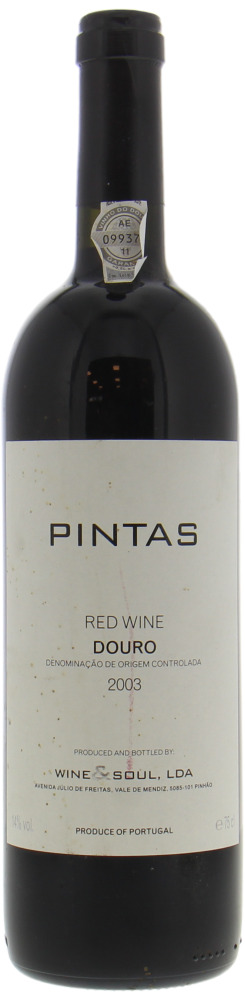 Wine & Soul - Pintas Tinto 2003 From Original Wooden Case