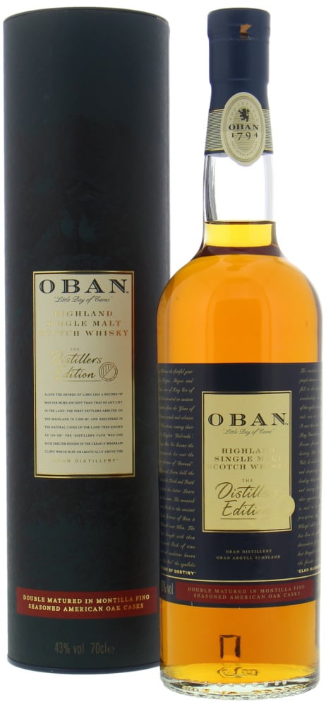 Oban - The Distillers Edition 2022 43% NV