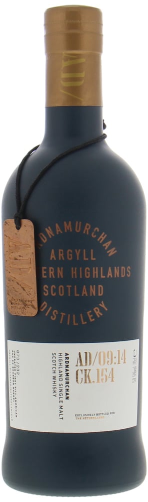 Ardnamurchan - AD/09:14 CK.154 8 Years Old Bottled for The Netherlands 59.5% 2014 In Original Paper Wrapping