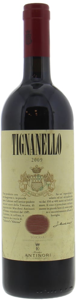 Antinori - Tignanello 2009 From Original Wooden Case