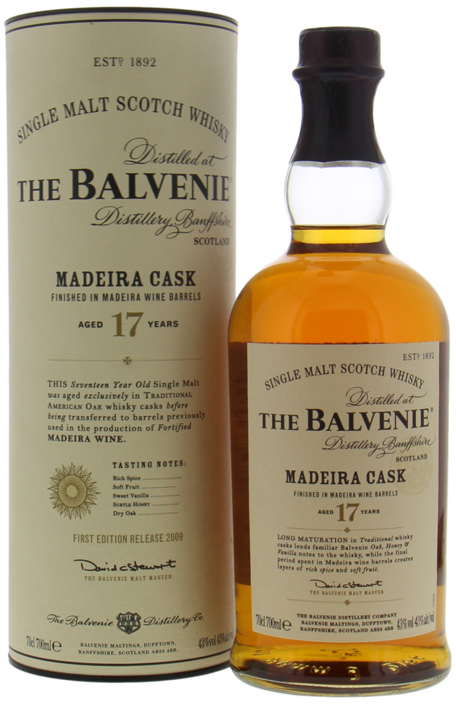 Balvenie - 17 Years Old Madeira Cask 48.2% NV In Orioginal Container