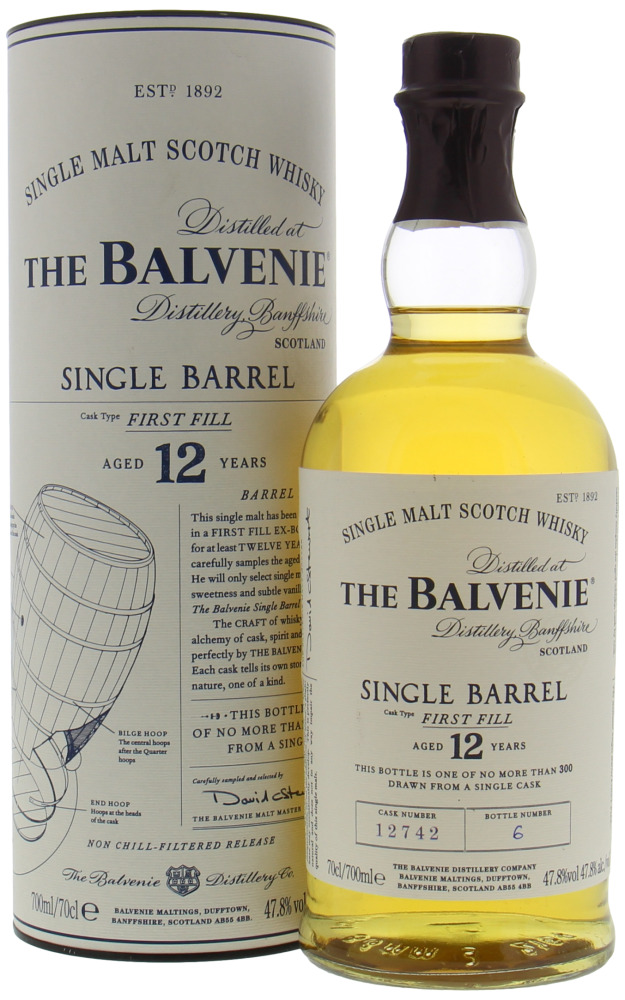 Balvenie - 12 Years Old Single Barrel 12742 47.8% NV In Original Container 10061