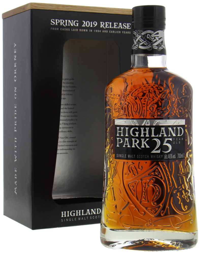 Highland Park - 25 Years Old Spring 2019 Release 46% NV In Original Box