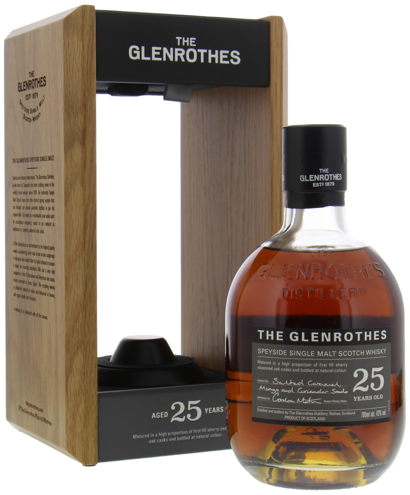 Glenrothes - 25 Years Old The Soleo Collection 2018 43% NV In Original Wooden Box