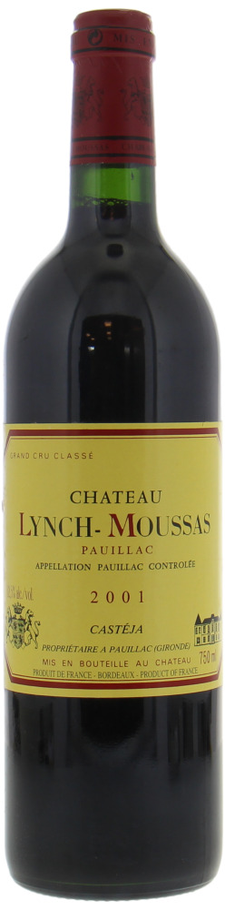 Chateau Lynch-Moussas - Chateau Lynch-Moussas 2001 Perfect