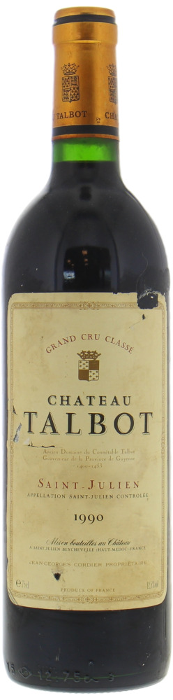Chateau Talbot - Chateau Talbot 1990 Perfect