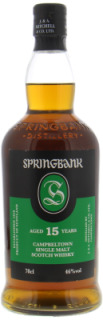 Springbank - 15 Years Old 2022 Edition 46% NV