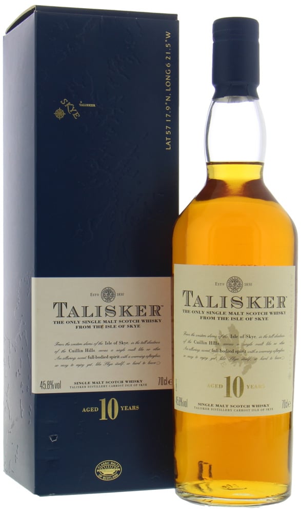 Talisker - 10 Years Old 45.8% NV In Original Box 10098