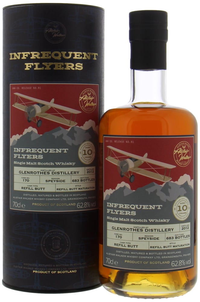 Glenrothes - Infrequent Flyers 10 Years Old Cask 170 62.8% 2012