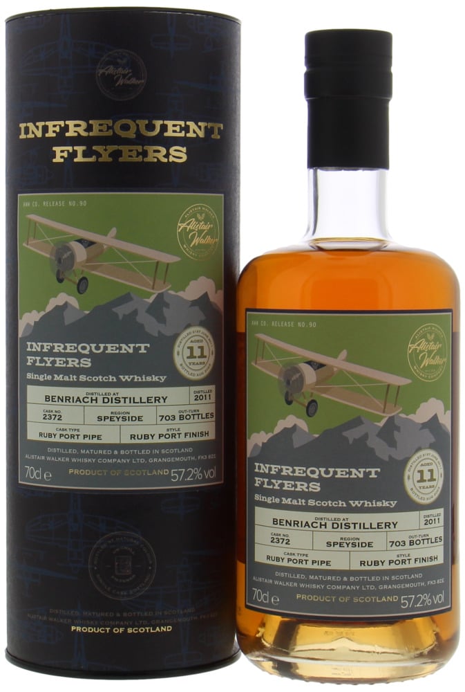 Benriach - Infrequent Flyers 11 Years Old Cask 2372 57.2% 2011 In Original Container