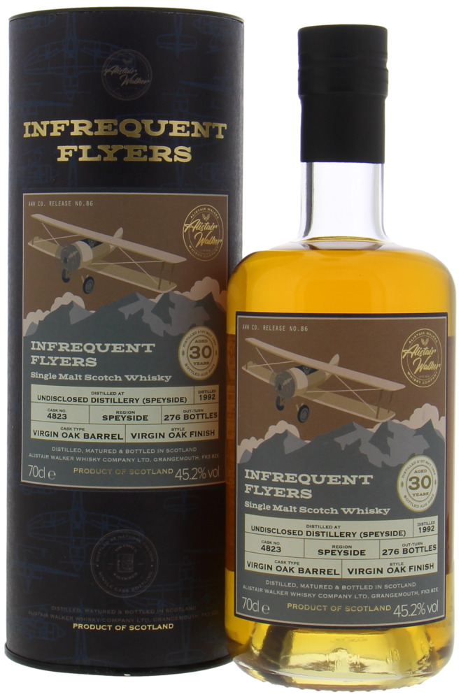 Infrequent Flyers - Undisclosed Speyside Distillery 30 Years Old Cask 4823 45.2% 2006 In Original Container