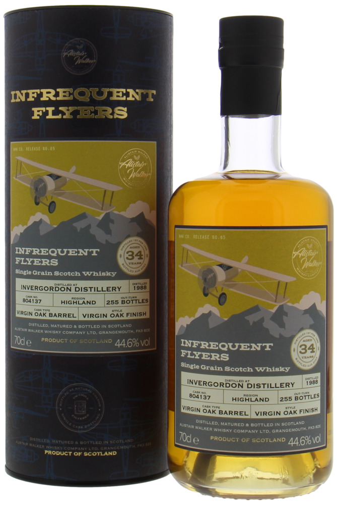 Invergordon - Infrequent Flyers 34 Years Old Cask 804137 44.6% 2006