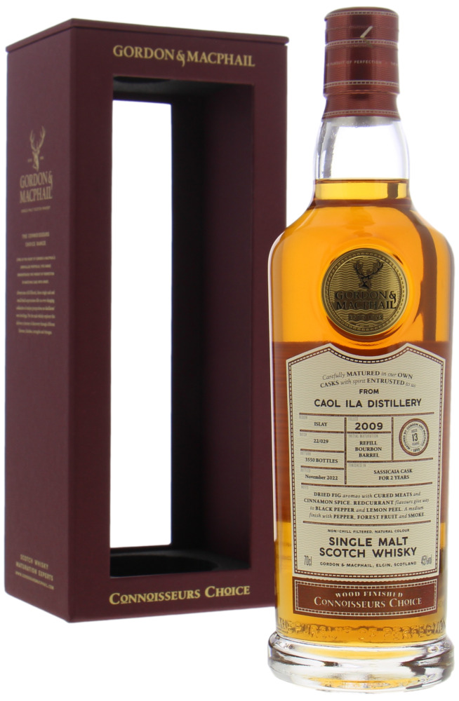 Caol Ila - 13 Years Old Connoisseurs Choice Wood Finished 2009 In Original Box