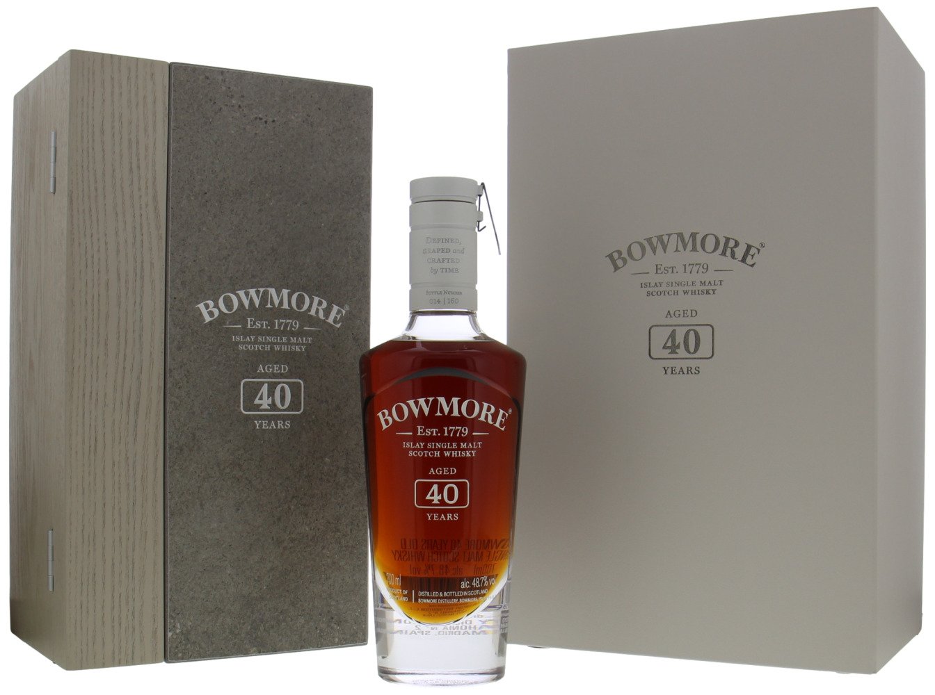 Bowmore - 40 Years Old 2022 48.7% NV In Original Wooden Luxery Box