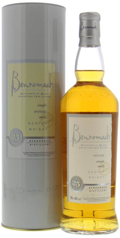 Benromach - 25 Years Old 43% NV In Original Box 10069