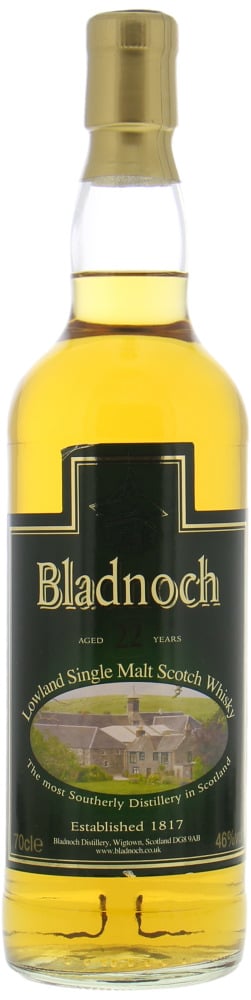 Bladnoch - 22 Years Old 46% NV Slightly damaged label, No Box available 10069