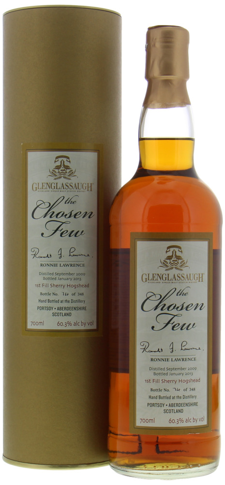 Glenglassaugh - The Chosen Few Ronnie Lawrence 60.3% 2009 Perfect 10069