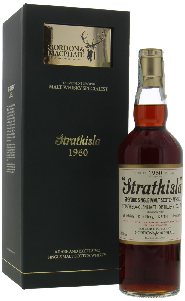 Strathisla - 53 Years Old Gordon & MacPhail Licensed Bottling Casks 2539, 2555, 2581 43% 1960 In Original Box, Box Interior damaged 10084